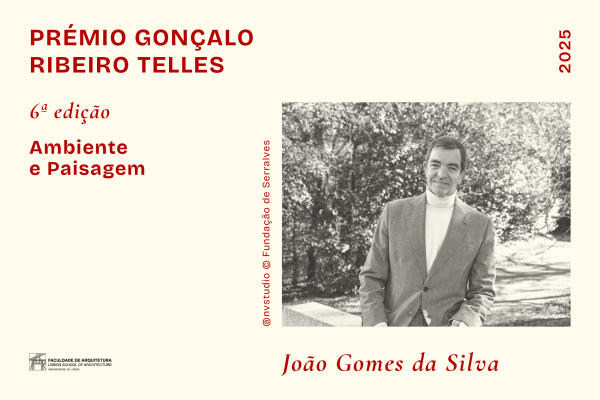 O Professor João Gomes da Silva, foi este ano distinguido com o Prémio Gonçalo Ribeiro Telles